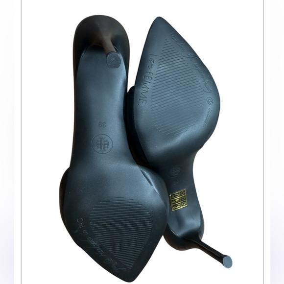 FEMME Los Angeles Saint Slipper Black NWOT - Picture 5 of 6